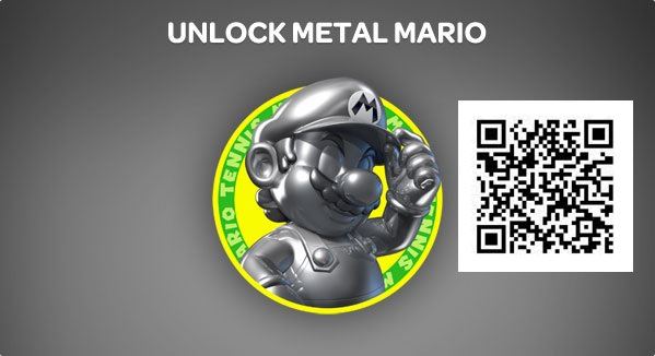 Unlock Metal Mario In Mario Tennis Open (QR Code) - My Nintendo News