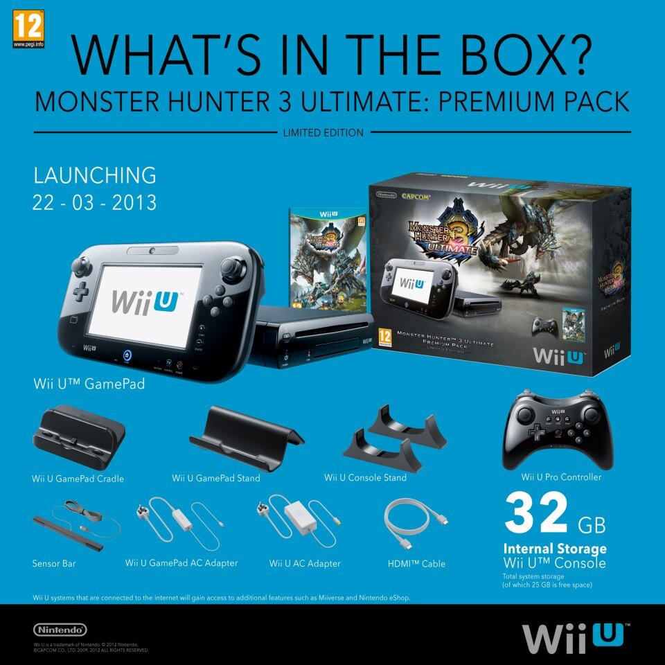 Here's The Monster Hunter 3 Ultimate Wii U Bundle - My Nintendo News