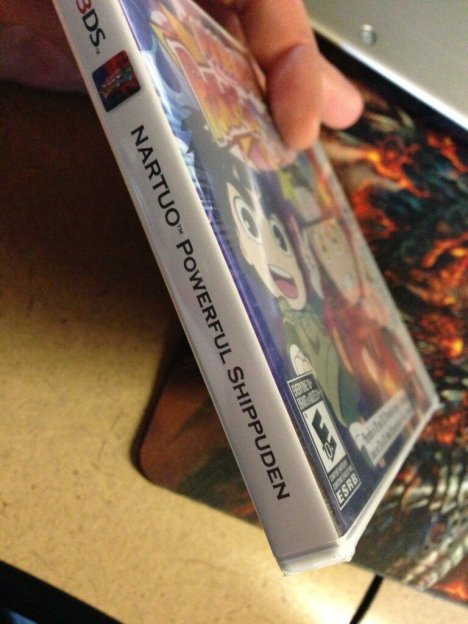 Namco Bandai Games Makes Spelling Error On Naruto Powerful Shippuden's Box  Art - My Nintendo News