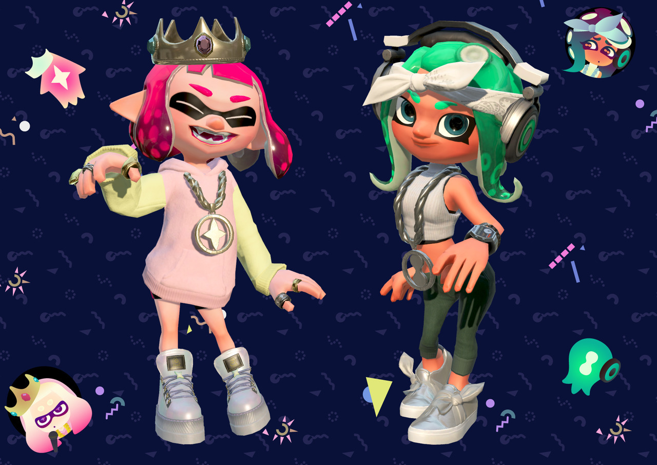 Pearl Splatoon 2 Octo Expansion splatoon_2_pearl_and_marina_amiibo_octo_expansion_outfits | My Nintendo News
